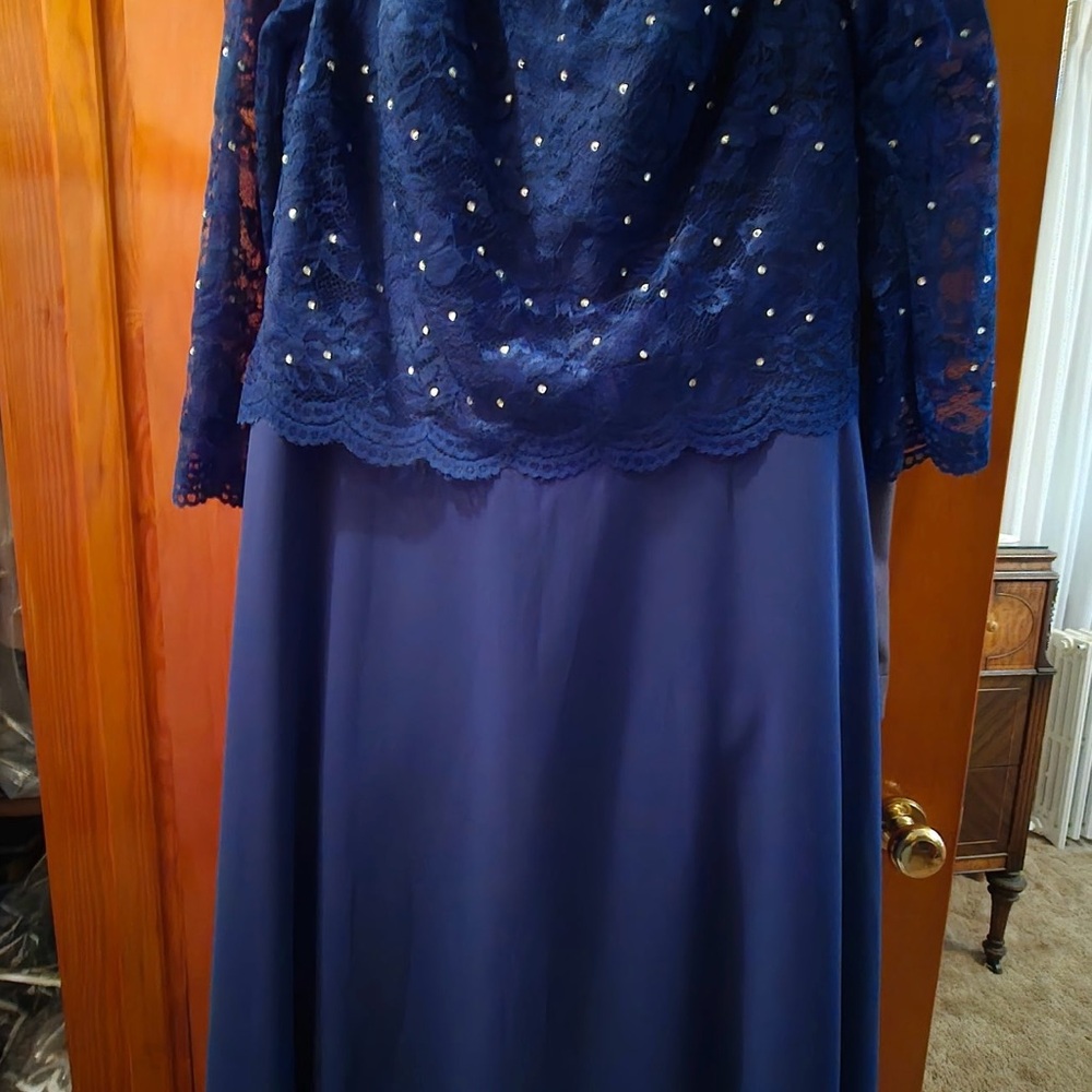 JJs House Royal Blue Lace Dress